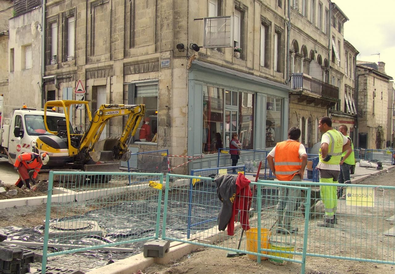 raccordement rue Fonneuve/rue des chais