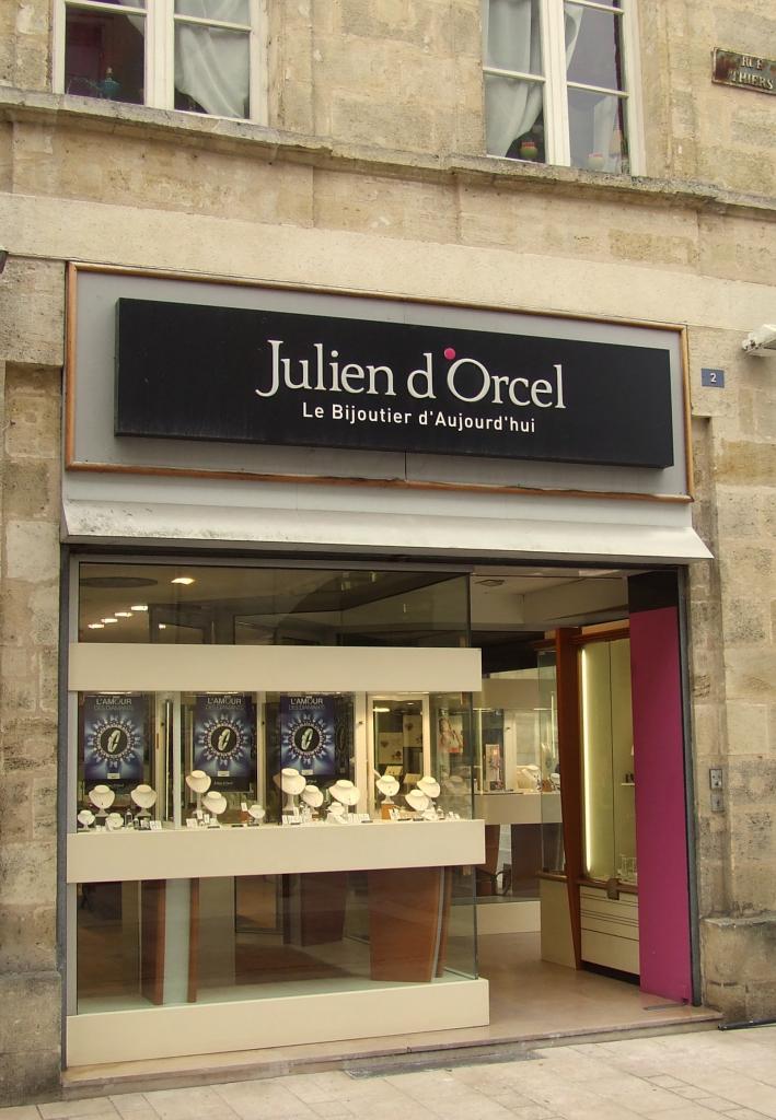 La bijouterie Julien d'Orcel