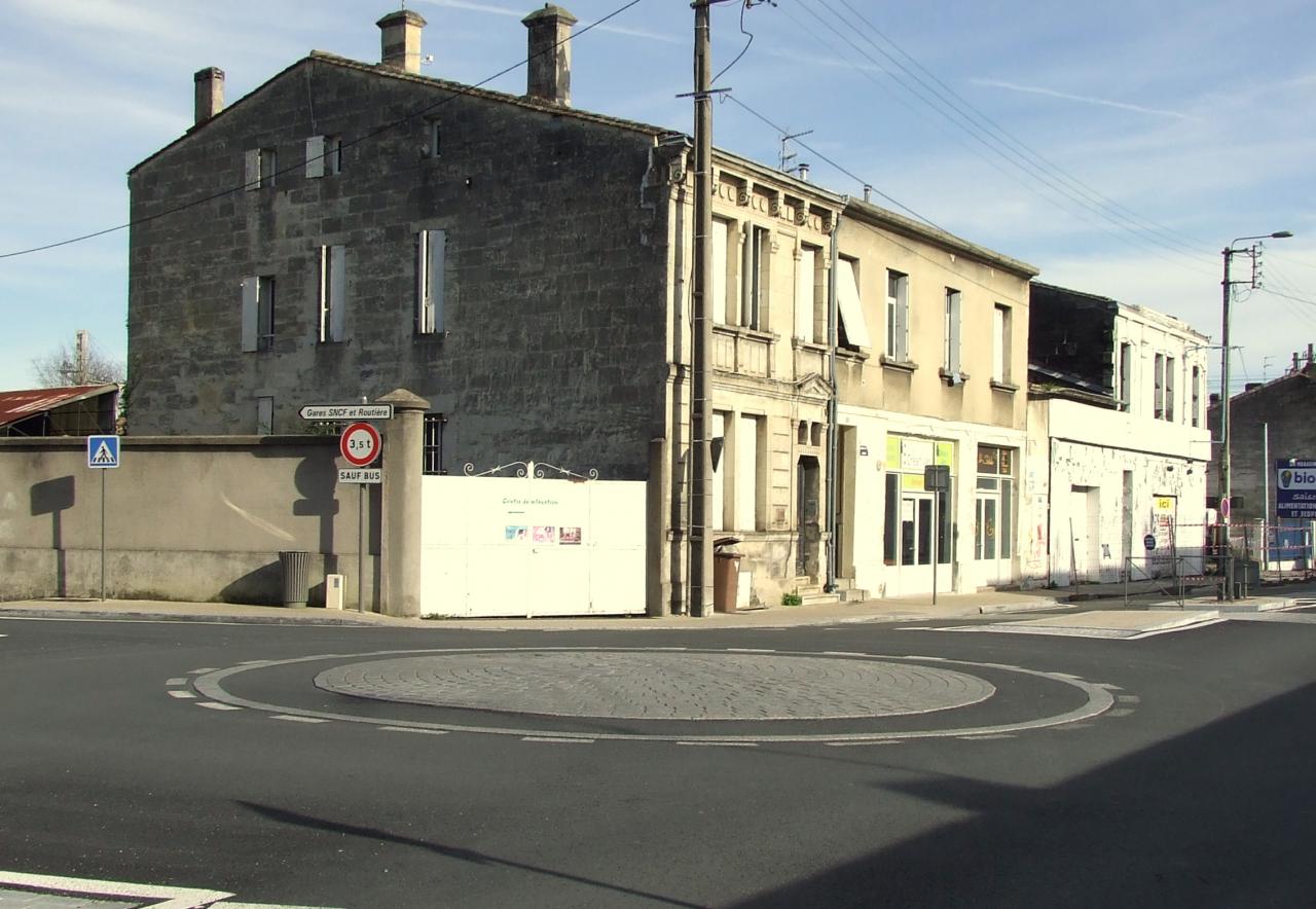 le giratoire avenue de Verdun