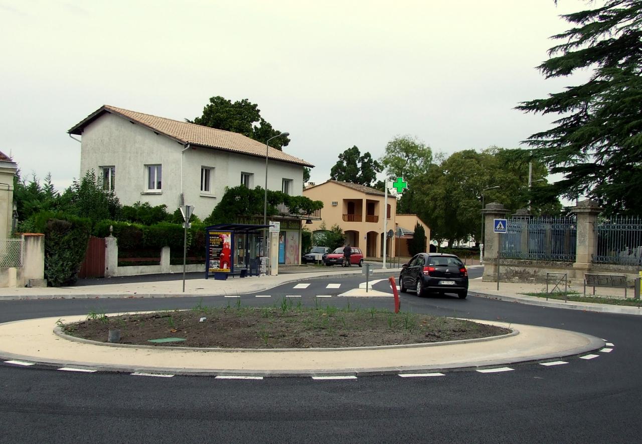 giratoire rue de la Marne