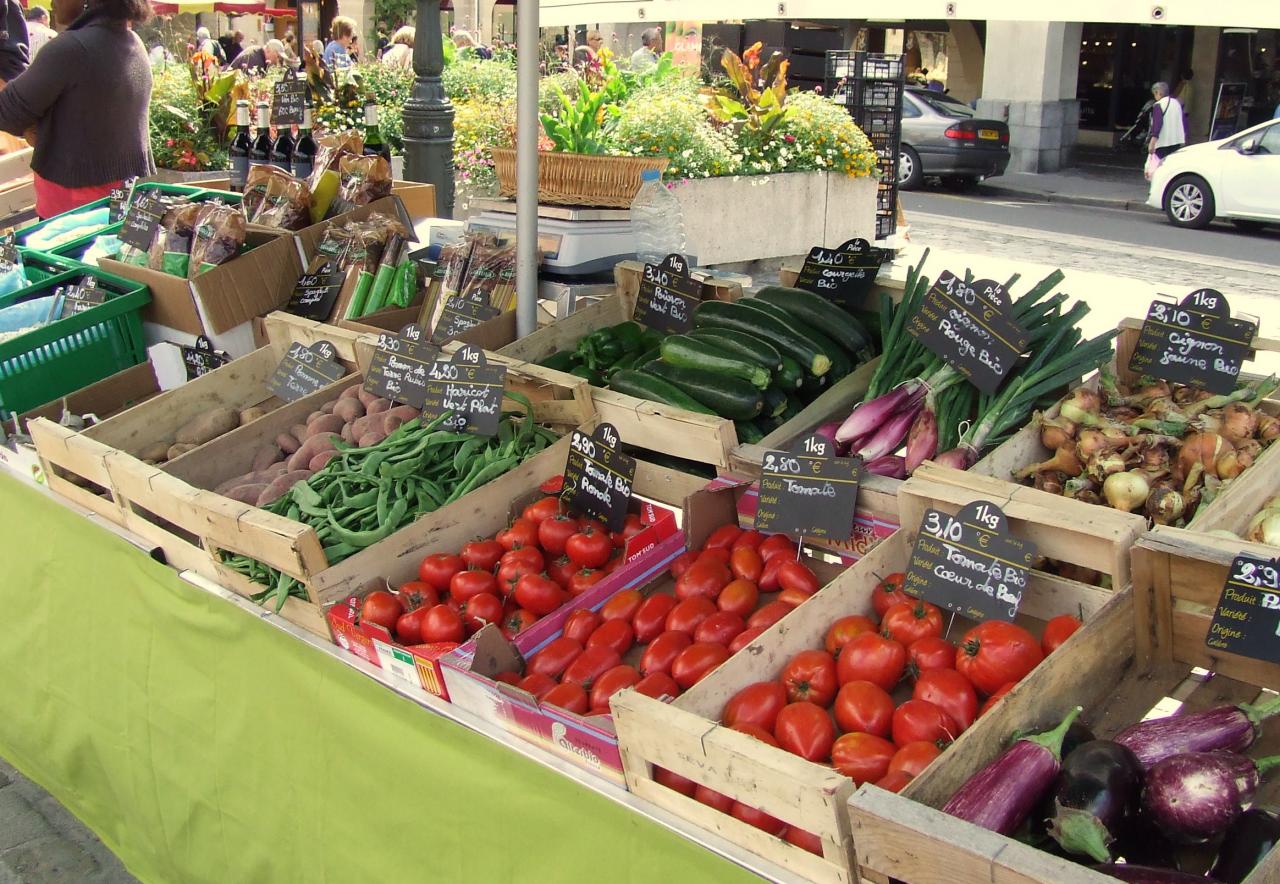 que des bons légumes de la propriété